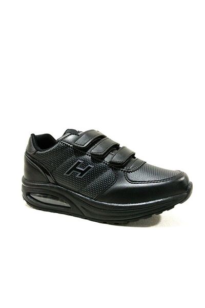 Hammer Jack Black Air Sole Sneakers Velcro Sports Shoes