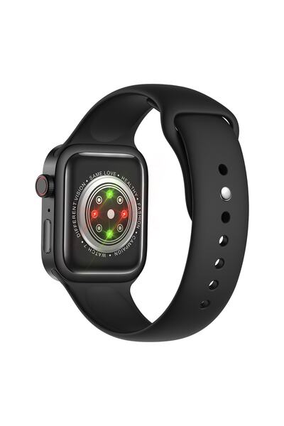 S-LINK Watch Seven Plus Android/ıos Smart Watch Türkçe Menü Sesli Arama Özellikli Siyah Akıllı Saat