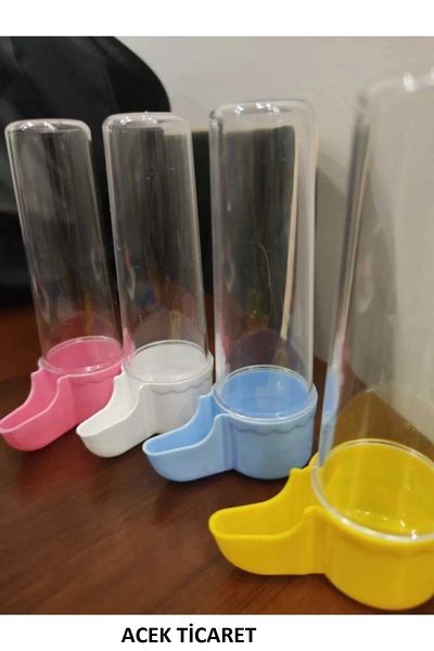 A.C.E.K PLASTİK قارورة طيور الحب وغيرها من الطيور القفصية [2 قطعة]