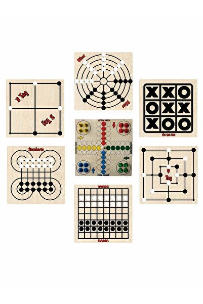 Kiri مجموعة ألعاب الذكاء والاستراتيجية المكونة من 7 قطع