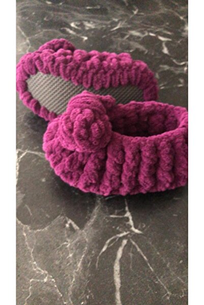 Berrak Alize El Örgüsü Kız Bebek çocuk Patik