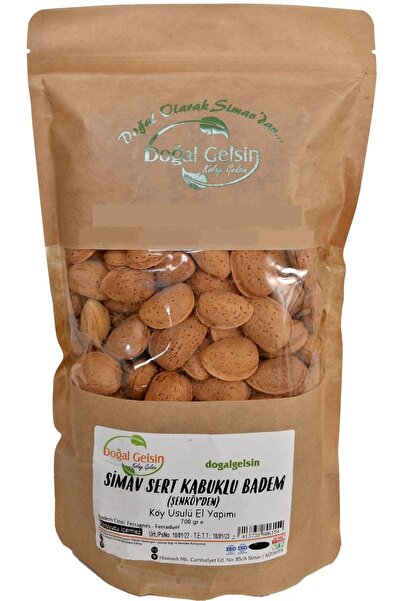 Doğal Olarak Simav'dan Doğal Gelsin Kolay Gelsin Simav Sert Kabuklu Badem (şenköy'den) - 700 Gr