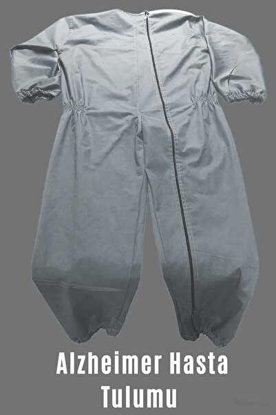 ozclife Alzheimer Demans Tulumu Hasta Bakım Kıyafeti Hasta Tulumu Hasta Bakım Sağlık Tulumu - Medıum