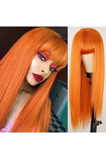 Fenomen Peruk Πολυτελής Επίπεδη Χάλκινη Περούκα με Περσίδες