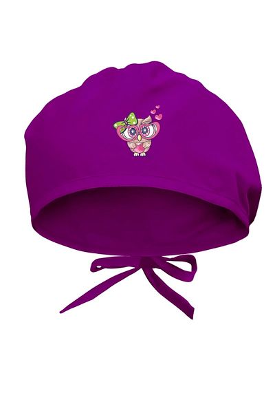 Tasarım Trend Cute Heart Owl Design Surgical Bonnet