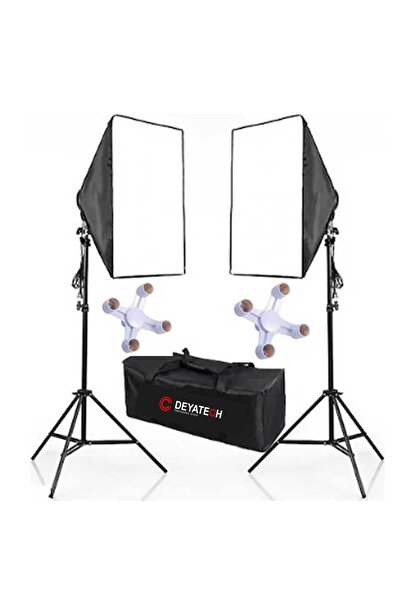 Deyatech Profesyonel 50x70 4 Duylu Ürün Ve Vlog Çekimleri Için Softbox