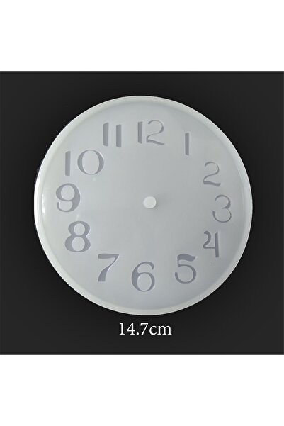Hobizubi Reçine Epoksi Ve Beton Saat Kalıbı 14.7 cm -kod:197