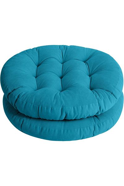 puffiber Round Chair Cushions, Indoor/outdoor Floor Pillows, Living Room Sofa Balcony Set of 2