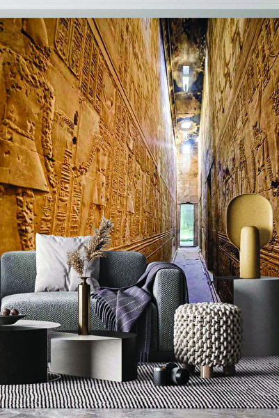 Dekoros Antik Mısır Kent Poster Duvar Kağıtları