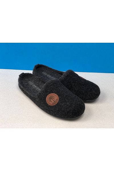 GEZER Kafkaslar Full Orthopedic Men's Soft Winter Closed Front House Slippers