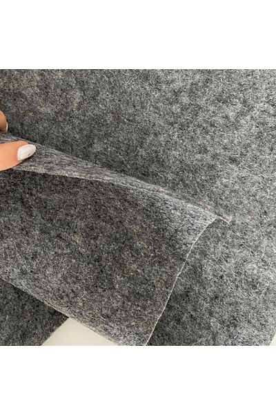 Akteks Felt Fabric Gray (100cm Width)