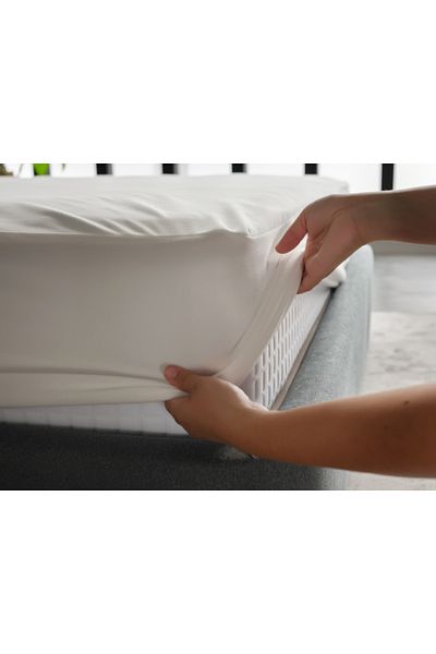 Doqu Home Λευκό Sleepline Αδιάβροχο Κάλυμμα Στρώματος - 140 x 200 cm