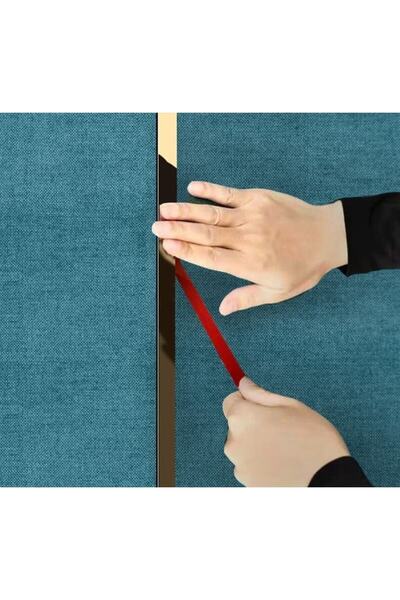 BRDDIZAYN Duvar Ve Dekorasyon Çıtası Kendinden Yapışkanlı 2 Cm Gold 1 Rulo - 15 Mt