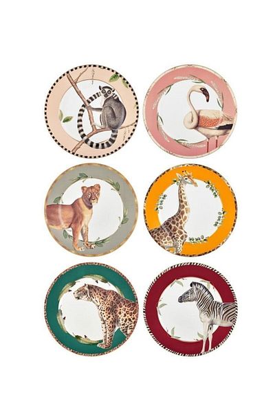 The Mia Amazonico 6 Piece Cake Plate 20cm