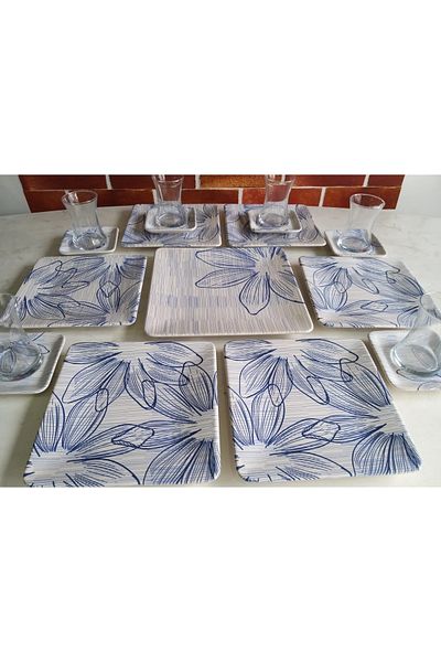 Keramika 19 Piece Alisa Breakfast Set