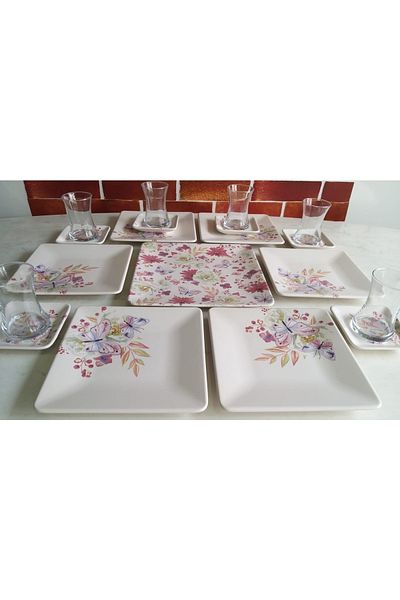 Keramika 19 Piece Spring Breakfast Set