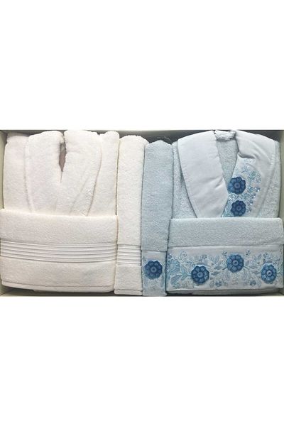 Özdilek Set halate de baie Aster Daisy Family Crem-mentă