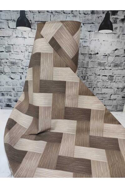 Gasel Home Nevresimlik Çarşaflık Metrelik Kumaş Yeni Zikzak Desen