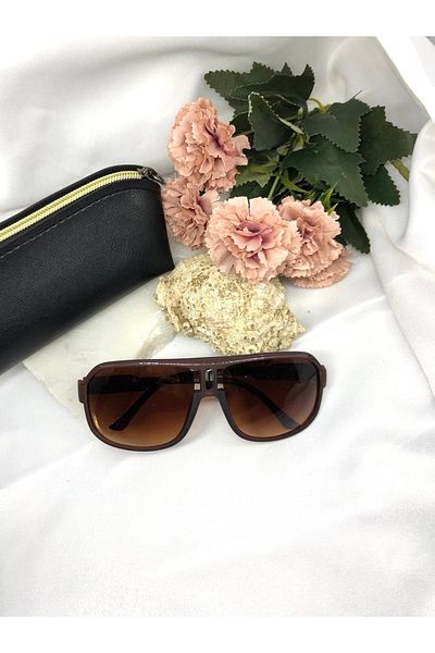 Di Caprio Nico Large Brown Men's Sunglasses