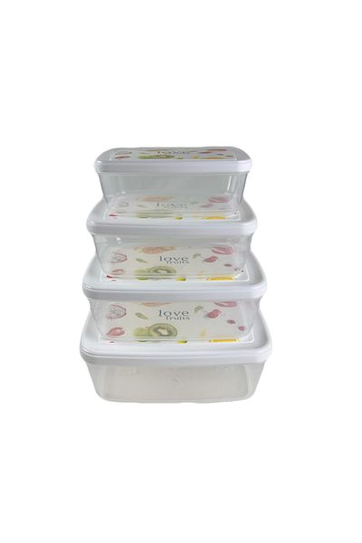 ARCLENA Set of 4 - Food, Food, Fruit, Vegetable, Meat and Storage Container for Fishing