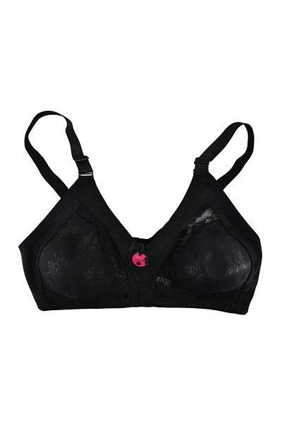 by İGP Women's Jersey Lace Detailed Plus Size Compressor Minimiser Bra