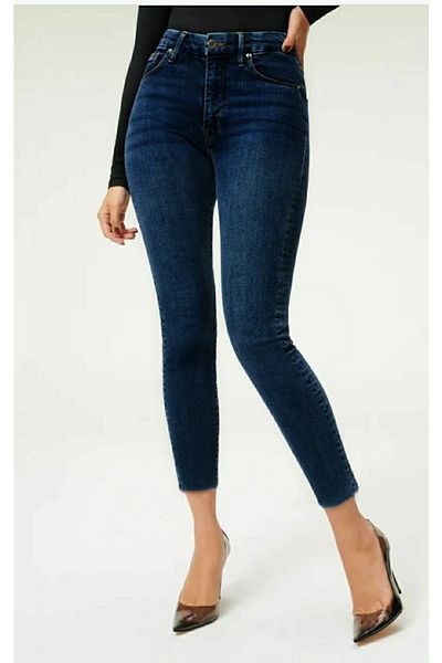 LİMABEL Zümra Skinny Jeans Blue Mustache Jean compact Lycra cu talie înaltă