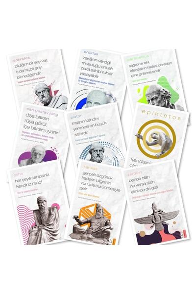 Destek Yayınları Sokrates - Proklus - Paracelsus - Carl Gustav Jung - Platon - Epiktetos - Osho - Kanada - Zerdüşt