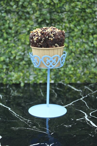 Yusuf Dirik YD Party Supplies Tek Kişilik Cupcake Standı Mini Boy 12 Cm Mavi ...