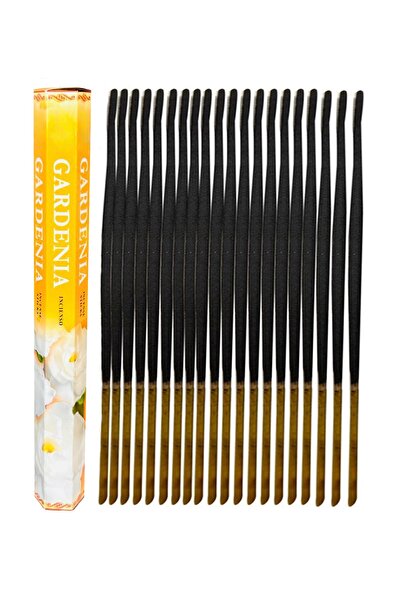 ENJOY SHOP Gardenya  Çiçegi Kokulu Çubuk Tütsü 1 Paket 20 Adet Bambu Çubuk Tütsü