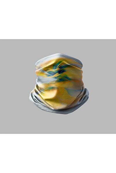 Buffalo Bandană unisex pentru gât pentru exterior, cu design colorat complet