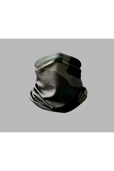 Buffalo Camouflage Design Biker Multi-Purpose Outdoor Neck Collar Unisex Bandana