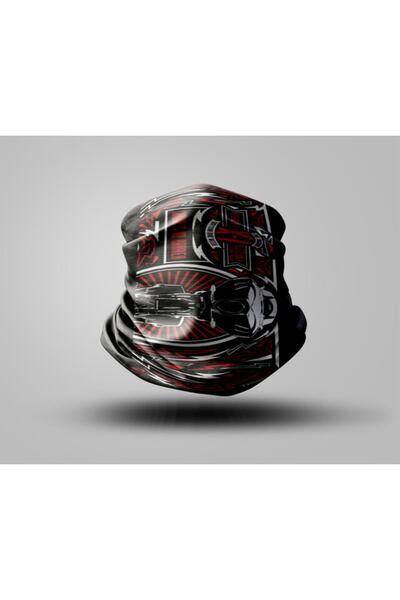 Buffalo Biker Multi-Purpose Outdoor Neck Collar Unisex Bandana