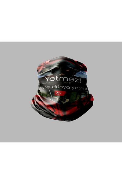 Buffalo Bandană unisex pentru gât pentru exterior, motociclist militar turcesc
