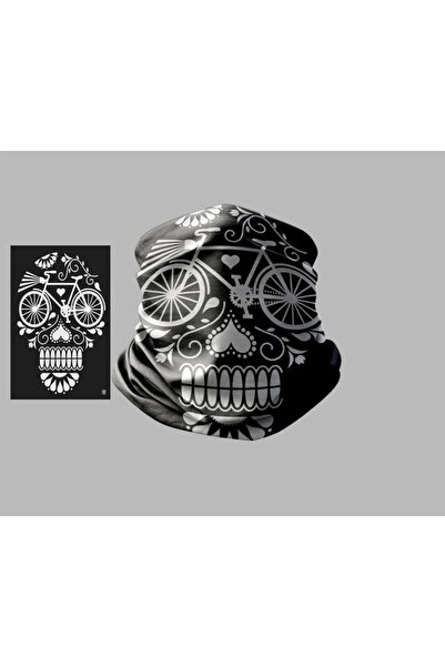 Buffalo Bicycle Designed Biker Multi-Purpose Outdoor Neck Collar Unisex Bandana