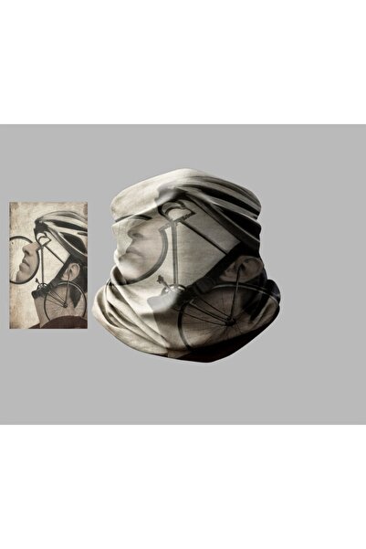 Buffalo Bicycle Designed Biker Multi-Purpose Outdoor Neck Collar Unisex Bandana