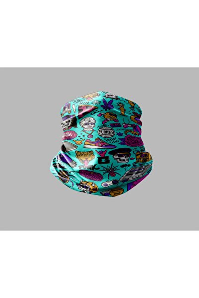 Buffalo Mixed Multi-Pattern Design Biker Multi-Purpose Outdoor Neck Collar Un...