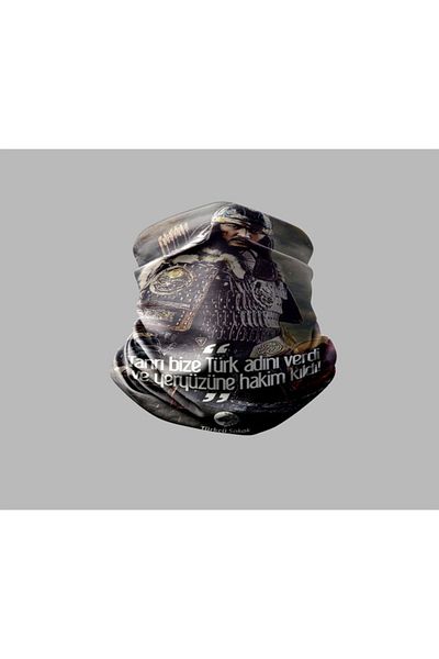 Buffalo Bandană unisex pentru gât pentru exterior, motociclist militar turcesc