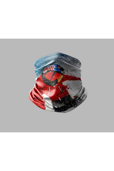 Buffalo Ski & Mountain Designed Biker Multi-Purpose Outdoor Neck Collar Unisex Bandana