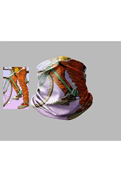 Buffalo Bicycle Designed Biker Multi-Purpose Outdoor Neck Collar Unisex Bandana