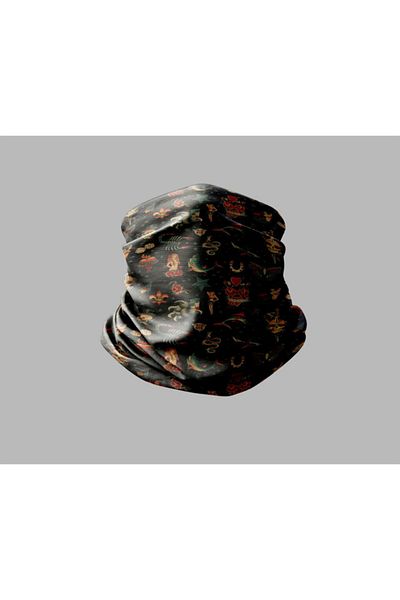 Buffalo Mixed Multi-Pattern Design Biker Multi-Purpose Outdoor Neck Collar Unisex Bandana