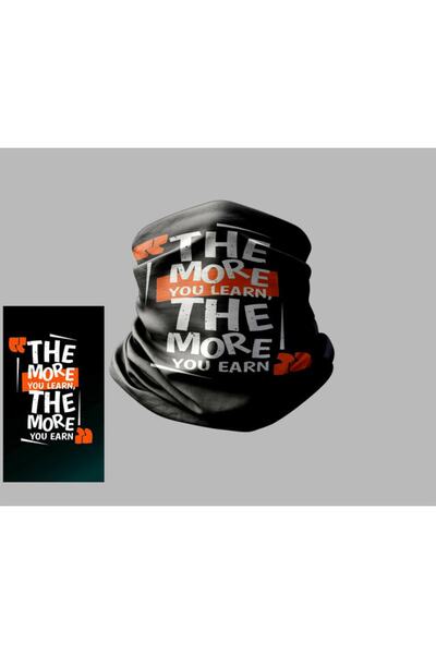 Buffalo Bandana unisex pentru guler multifuncțional pentru motociclist cu design text