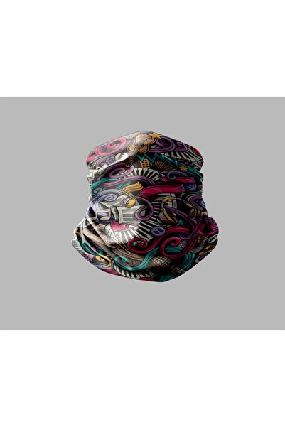 Buffalo Mixed Multi-Pattern Design Biker Multi-Purpose Outdoor Neck Collar Un...