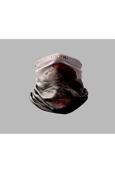 Buffalo Bandană unisex pentru gât pentru exterior, motociclist militar turcesc