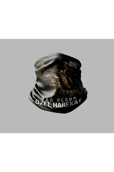 Buffalo Bandană unisex pentru gât pentru exterior, motociclist militar turcesc