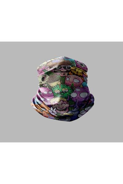 Buffalo Mixed Multi-Pattern Design Biker Multi-Purpose Outdoor Neck Collar Un...