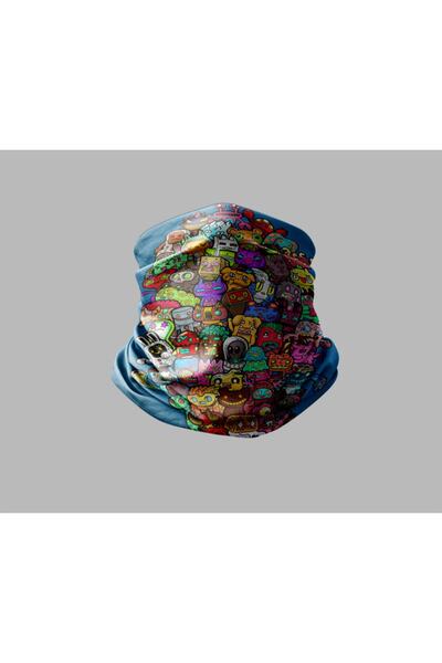 Buffalo Mixed Multi-Pattern Design Biker Multi-Purpose Outdoor Neck Collar Un...