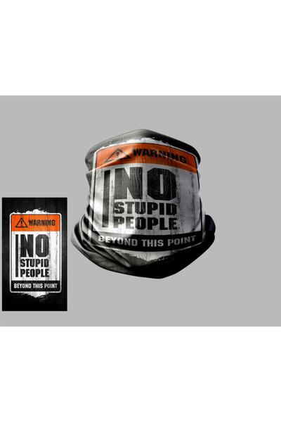 Buffalo Bandana unisex pentru guler multifuncțional pentru motociclist cu design text