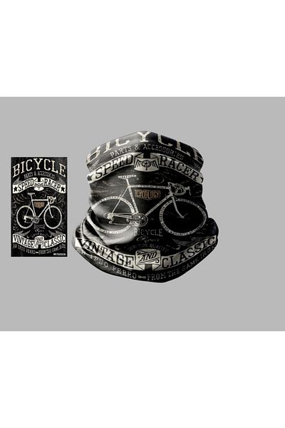Buffalo Bicycle Designed Biker Multi-Purpose Outdoor Neck Collar Unisex Bandana
