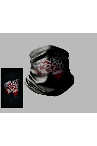 Buffalo Text Designed Biker Multi-Purpose Outdoor Neck Collar Unisex Bandana