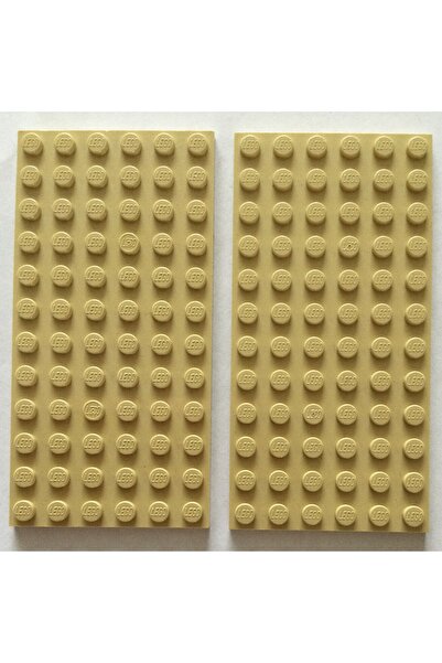 LEGO Orjinal Moc Custom Aksesuar Creator Plate 6 X 12 Düz Tuğla Taba 2 Adet G...